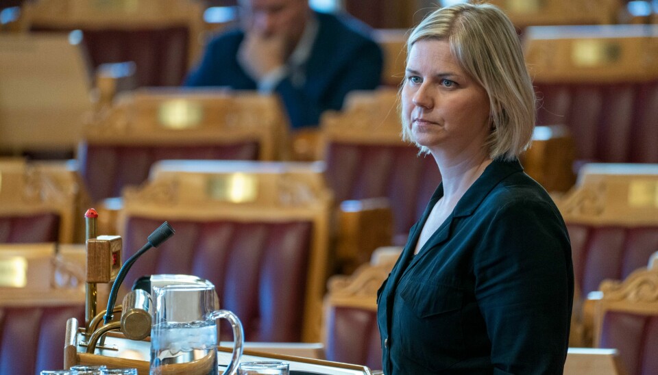Norge må unngå å bli en frihavn for russiske skip, sier Venstre-leder Guri Melby. Foto: Terje Pedersen / NTB Norge må unngå å bli en frihavn for russiske skip, sier Venstre-leder Guri Melby. Foto: Terje Pedersen / NTB