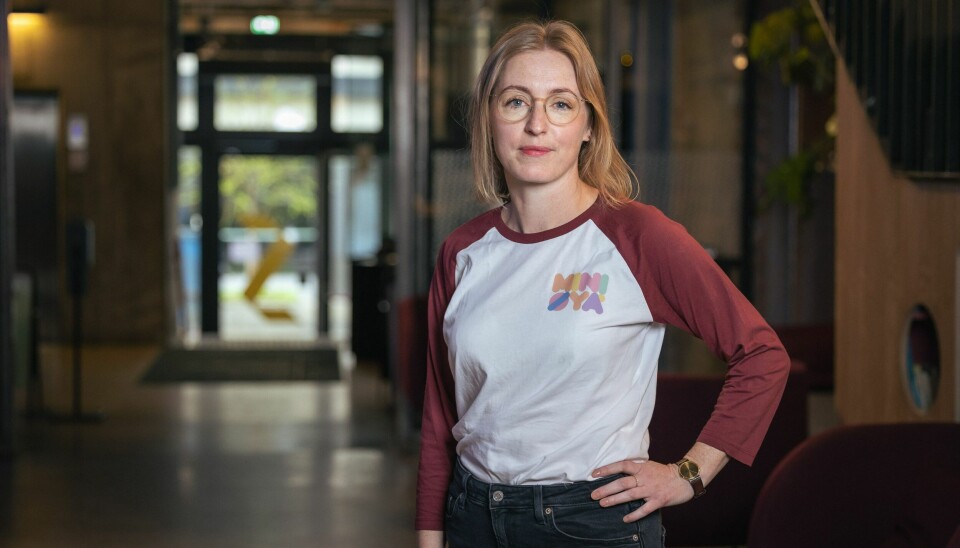 Solveig Riiser, daglig leder for barnefestivalen Miniøya Daglig leder for Miniøya, Solveig Riiser, er skarp i talen når festivalen må avlyse på grunn av publikumsbegrensningen på 30. Foto: Knut Neerland