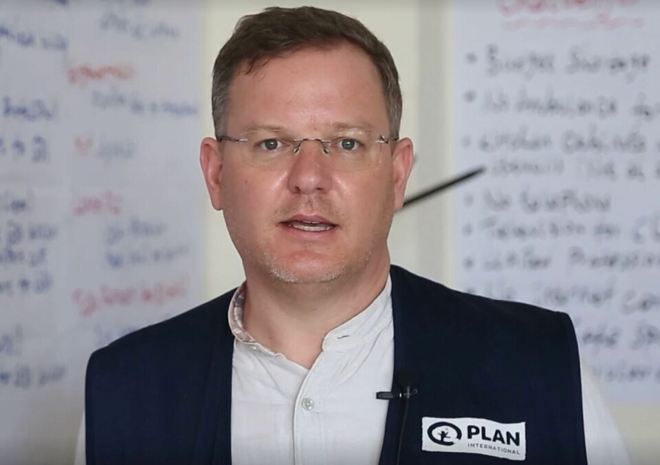 Mads Almaas, program- og påvirkningsdirektør i Plan International Norge. Mads Almaas