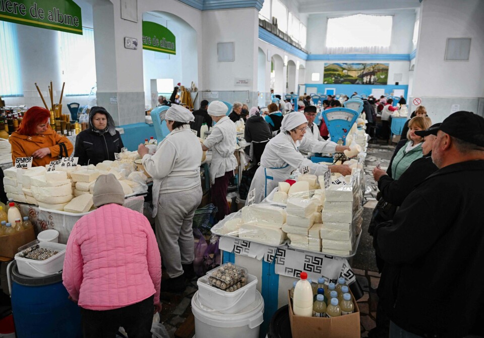 Moldova har slitt med skyhøye priser på gass. Økte matvarepriser har også blitt et stort problem for innbyggerne i et av Europas fattigste land. Dette bildet er tatt i Chișinău. Matvareprisene har også økt i Moldova.