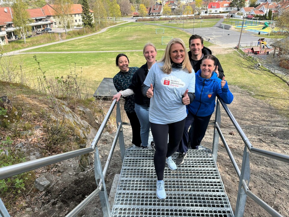 Fredrikstad kommune og prosjektleder Inger-Lise Olsen (foran) inviterer alle innbyggere til Verdens aktivitetsdager 6-14. mai. Øvrige fra venstre: Kulturutvikler Irene Østbø, Madelen Skogman i Fredrikstad Idrettsråd, Anders Østli i FFK og Vibeke Rudsbråten Hansen i Friskliv og mestring. Fredrikstad kommune og prosjektleder Inger-Lise Olsen (foran) inviterer alle innbyggere til Verdens aktivitetsdager 7-14. mai. Øvrige fra venstre: Kulturutvikler Irene Østbø, Madelen Skogman i Fredrikstad Idrettsråd, Anders Østli i FFK og Vibeke Rudsbråten Hansen i Friskliv og mestring.