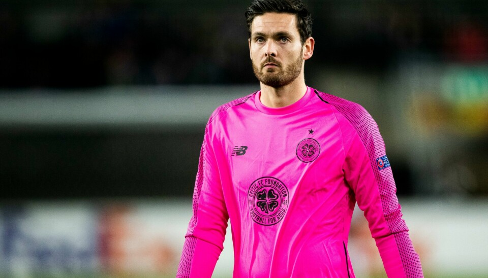 Craig Gordon fra en europaligakamp for Celtic mot Rosenborg i 2018. Craig Gordon fra en europaligakamp for Celtic mot Rosenborg i 2018. Foto: Ole Martin Wold / NTB
