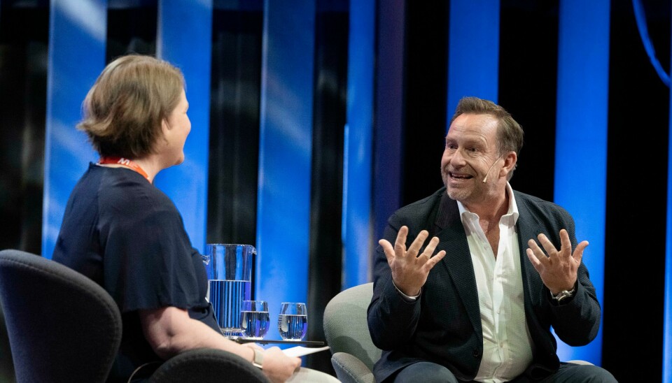 'Borgen'-skaper Adam Price under Nordiske Mediedager i Bergen, intervjues av Dagsavisen-kommentator Hege Ulstein 'Borgen'-skaper Adam Price under Nordiske Mediedager i Bergen, intervjues av Dagsavisen-kommentator Hege Ulstein