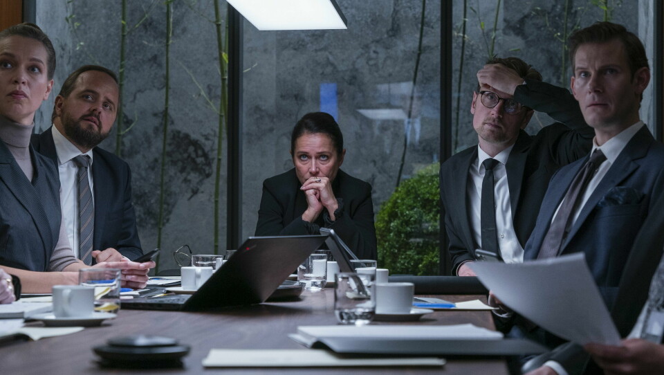 Birgitte Nyborg (Sidse Babett Knudsen) er blitt utenriksminister i nye 'Borgen'. Geopoloitske spenninger preger politikken. Birgitte Nyborg (Sidse Babett Knudsen) er blitt utenriksminister i nye «Borgen». Geopoloitske spenninger preger det politiske landskapet. Foto: Mike Kollöffel/Netflix