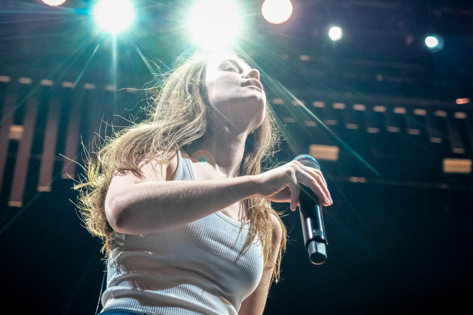 Sigrid i Oslo Spektrum. Sigrid