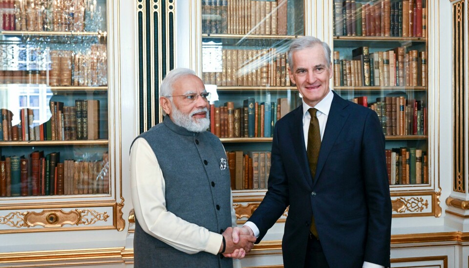 I begynnelsen av mai dro statsminister Støre til København for å møte den indiske statsministeren Narendra Modi. .