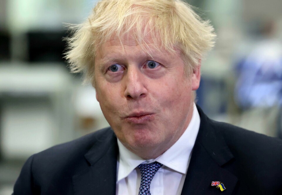 Storbritannias statsminister Boris Johnson insisterer på å revidere handelsavtalen med EU. Storbritannias statsminister Boris Johnson insisterer på å revidere handelsavtalen med EU. Foto: Liam McBurney / AP / NTB