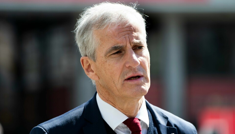 Statsminister Jonas Gahr Støre bruker mye av nasjonaldagen sammen med familien. Når det gjelder kommuner som ønsker å flytte fra et fylke til et annet, må vi se på det hvis den situasjonen oppstår, sier Ap-leder Jonas Gahr Støre. Foto: Terje Pedersen / NTB