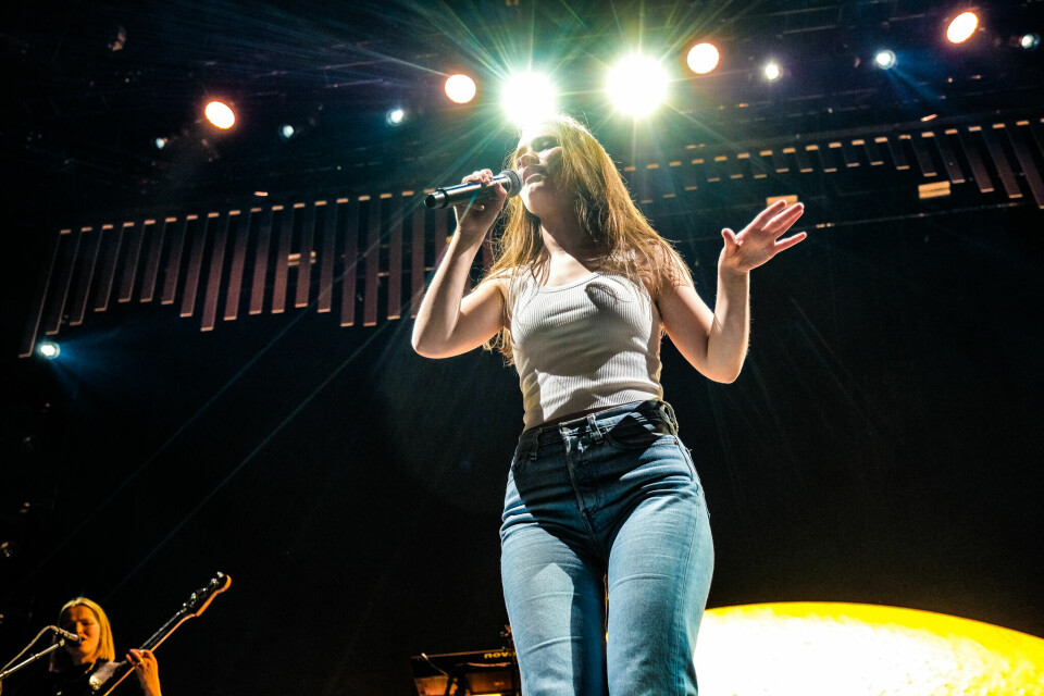 Sigrid i Oslo Spektrum. Sigrid i Oslo Spektrum.