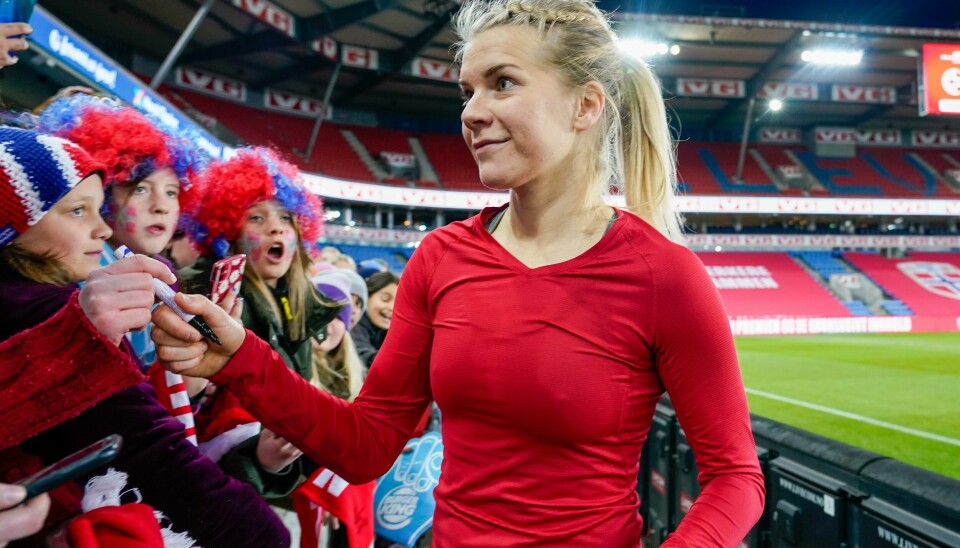 Ada Hegerberg og Lyon er klare for mesterligafinale. Ada Hegerberg og Lyon er klare for mesterligafinale. Foto: Terje Bendiksby / NTB