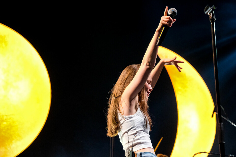 Sigrid i Oslo Spektrum. Sigrid i Oslo Spektrum.