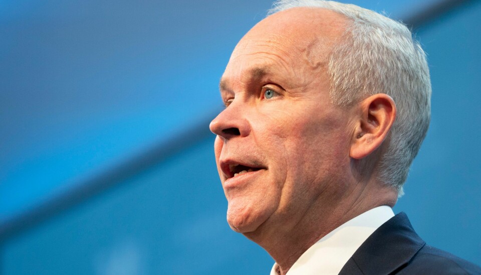 Jan Tore Sanner, utdanningspolitisk talsperson i Høyre, stoler fullt og helt på lærerne når Høyres fremtidsvisjoner for leksa er at den skal lovfestes. Jan Tore Sanner meiner det er for tidleg å avlyse alle eksamenar. Foto: Ali Zare / NTB / NPK