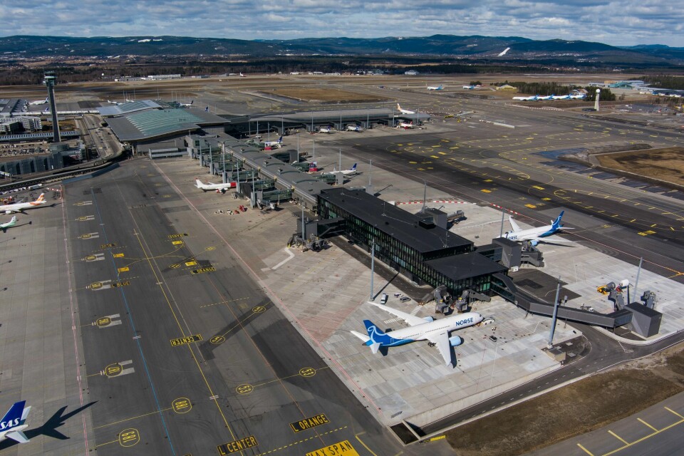 Oslo lufthavns nye påbygg er i «operativ prøvedrift» fram til den offisielle åpningen 14. juni. Oslo lufthavns nye påbygg er i «operativ prøvedrift» fram til den offisielle åpningen 14. juni. Foto: Avinor / NTB