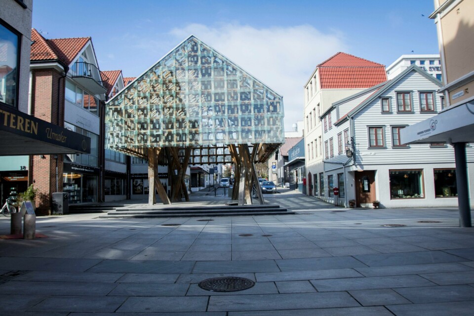 Sandnes er kåret til Norges mest attraktive by. Korona, Koronavirus, Sandnes, Sandnes sentrum, Langgata, Ruten