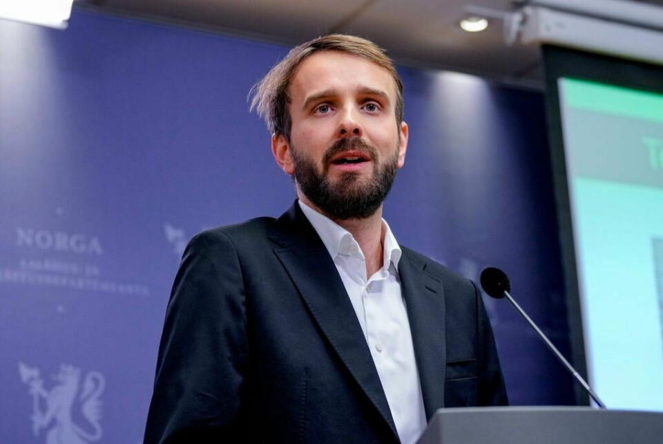 Næringsminister Jan Christian Vestre. Næringsminister Jan Christian Vestre