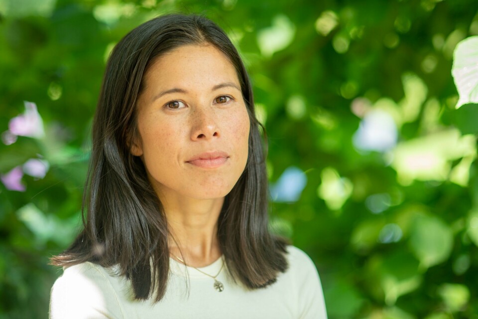 Stortingsrepresentant for MDG, Lan Marie Nguyen Berg, er opprørt over de nye innstramningene for migrenepasienter. MDGs Lan Marie Berg klagde mandag inn oljeselskapet Lundin til Forbrukertilsynet for brudd på markedsføringsloven. Foto: Annika Byrde / NTB