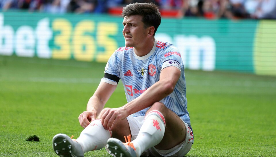 Det ble nok et tap for Manchester United og kaptein Harry Maguire i serieavslutningen borte mot Crystal Palace. Det ble nok et tap for Manchester United og kaptein Harry Maguire i serieavslutningen borte mot Crystal Palace. Foto: Ian Walton / AP / NTB
