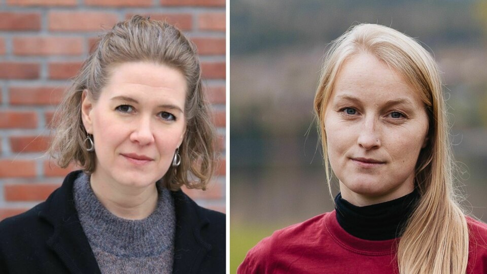 Anja Lillegraven, daglig leder i Norske leger mot atomvåpen og Tuva Widskjold, koordinator for ICAN Norge. Anja Lillegraven, daglig leder i Norske leger mot atomvåpen og Tuva Widskjold, koordinator for ICAN Norge.