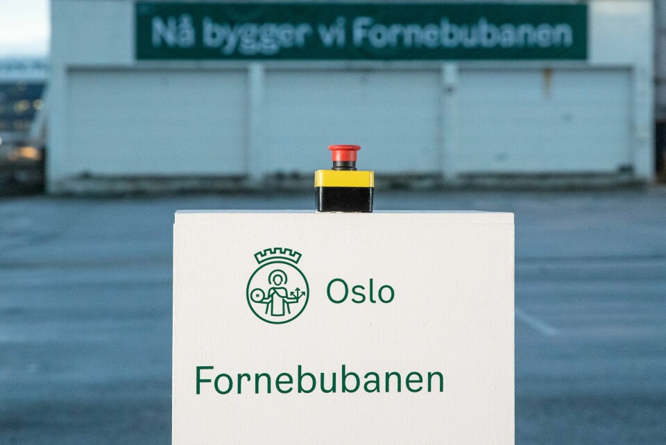 Anleggsstarten av den nye Fornebubanen. Fremtiden til prosjektet er fremdeles uviss. Foto: Terje Pedersen / NTB Byrådet i Oslo er i gang med å be grunneiere i Oslo om penger til Fornebubanen. Foto: Terje Pedersen / NTB