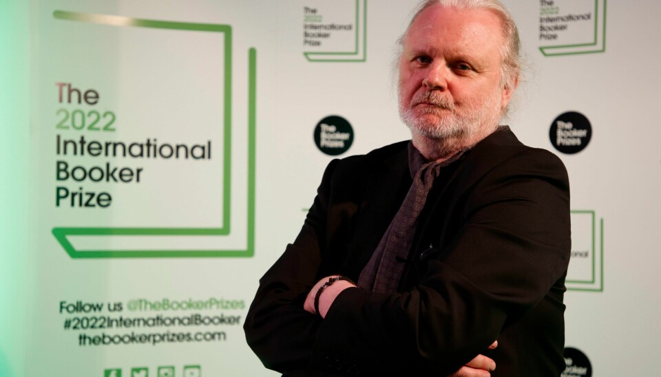 Jon Fosse før utdelingen av Den internasjonale Bookerprisen i London torsdag kveld. Jon Fosse før utdelingen av Den internasjonale Bookerprisen i London torsdag kveld. Foto: David Cliff / AP / NTB