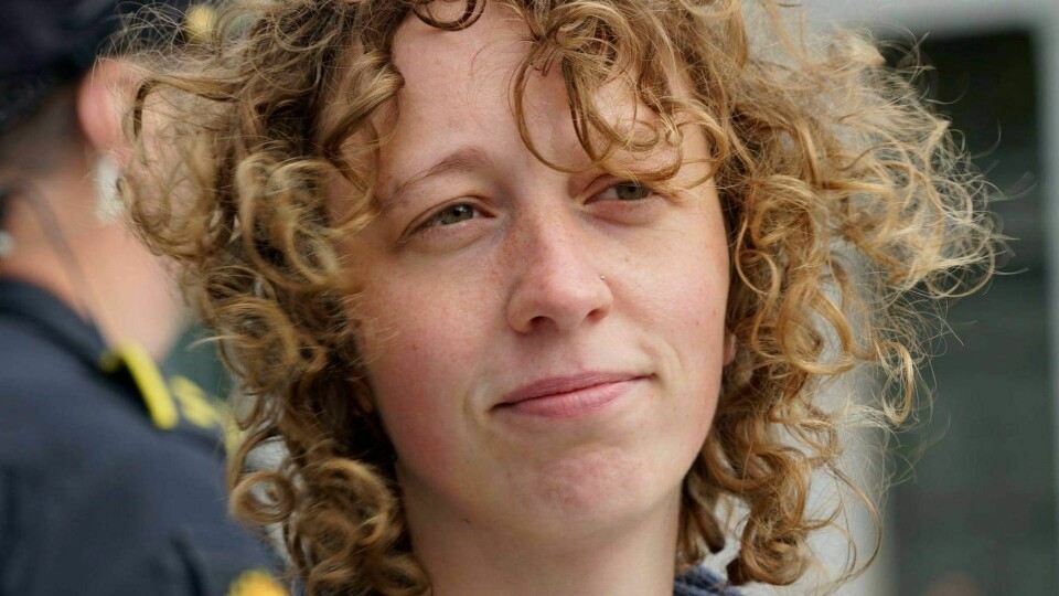 Susanne Rude Lone, klimaaktivist for Extinction Rebellion. Susanne Rude Lone, klimaaktivist for Extinction Rebellion.