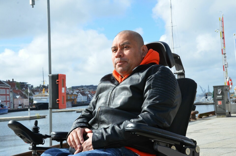 Marco Nymark. Marco Nymark nøler ikke med å gi beskjed når det er noe han mener er urettferdig overfor mennesker med funksjonsnedsettelser. Han skulle ønske flere gjorde det samme.