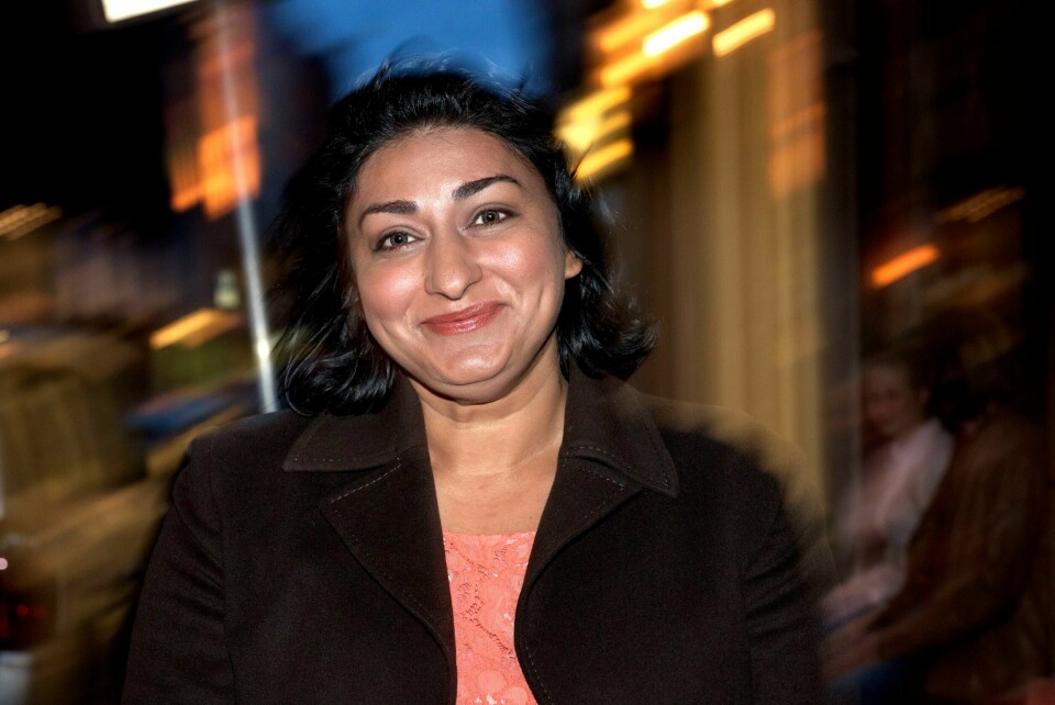 Shabana Rehman, her ved valgvake for Miljøpartiet De Grønne i 2015 Shabana Rehman, her ved valgvake for Miljøpartiet De Grønne i 2015