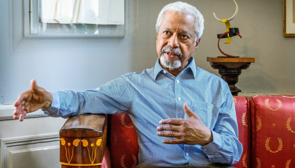 Her på plass i Stockholm - og i mai kommer han til Norge og litteraturfestivalen på Lillehammer: Nobelprisvinner Abdulrazak Gurnah. På plass i Stockholm – og i mai kommer han til Norge: Nobelprisvinner i litteratur, Abdulrazak Gurnah. Foto: Claudio Bresciani/TT