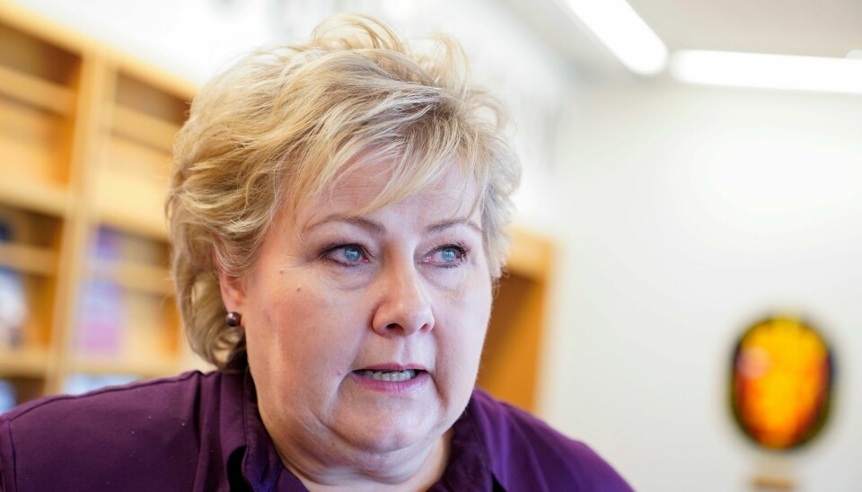 Høyre-leder og tidligere statsminister Erna Solberg. Russland kan takke seg selv for at Nato-alliansen utvides østover, mener Høyre-leder Erna Solberg. Foto: Håkon Mosvold Larsen / NTB