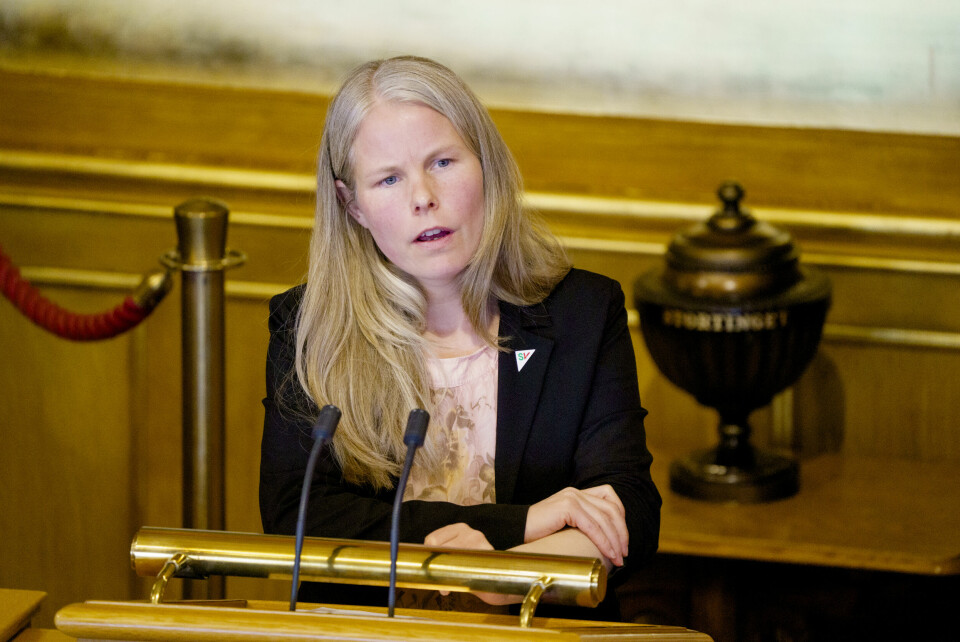 Kirsti Bergstø, fungerende leder i SV og leder for arbeids og sosialkomiteen. Kirsti Bergstø, fungerende leder i SV og leder for arbeids og sosialkomiteen.