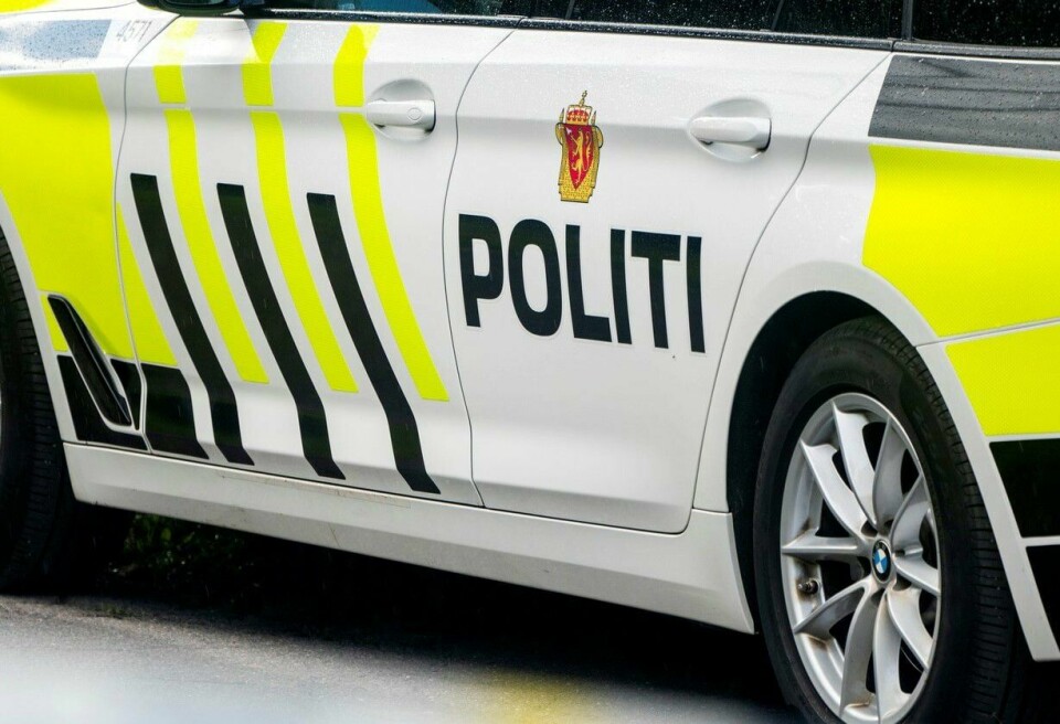 Illustrasjonsfoto. Oslo 20200826. Illustrasjon: Politi logo på politibil.Foto: Gorm Kallestad / NTB