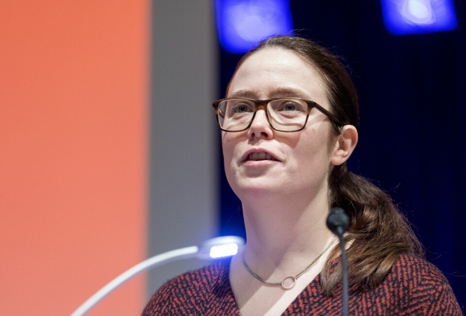 Kjersti Barsok, leder i Norsk Tjenestemannslag. Kjersti Barsok, leder i Norsk Tjenestemannslag.