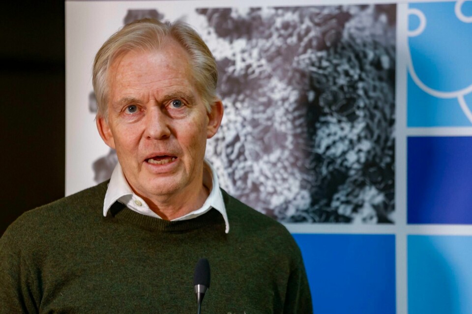 Ordfører Jan Oddvar Skisland i Kristiansand reagerer kraftig på regjeringens beslutning. Kristiansand 20210219. Ordfører Jan Oddvar Skisland på pressekonferanse om koronasituasjonen i Kristiansand.Foto: Tor Erik Schrøder / NTB