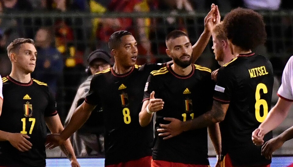 Leandro Trossard (t.v.) og Belgia var i scoringshumør mot Polen. Leandro Trossard (t.v.) og Belgia var i scoringshumør mot Polen. Foto: Geert Vanden Wijngaert / AP / NTB