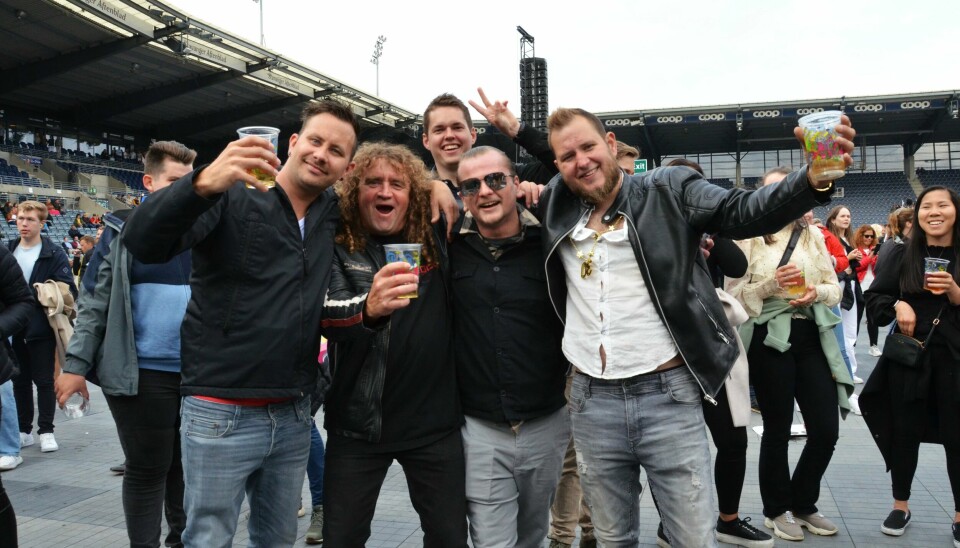 Remi Ueland, 'Oi', Jonathan Barane og Christian Barane. Christian feiret 30-årsdagen sin med Mods-konsert. Remi Ueland, 'Oi', Jonathan Barane og Christian Barane. Christian feiret 30-årsdagen sin med Mods-konsert.