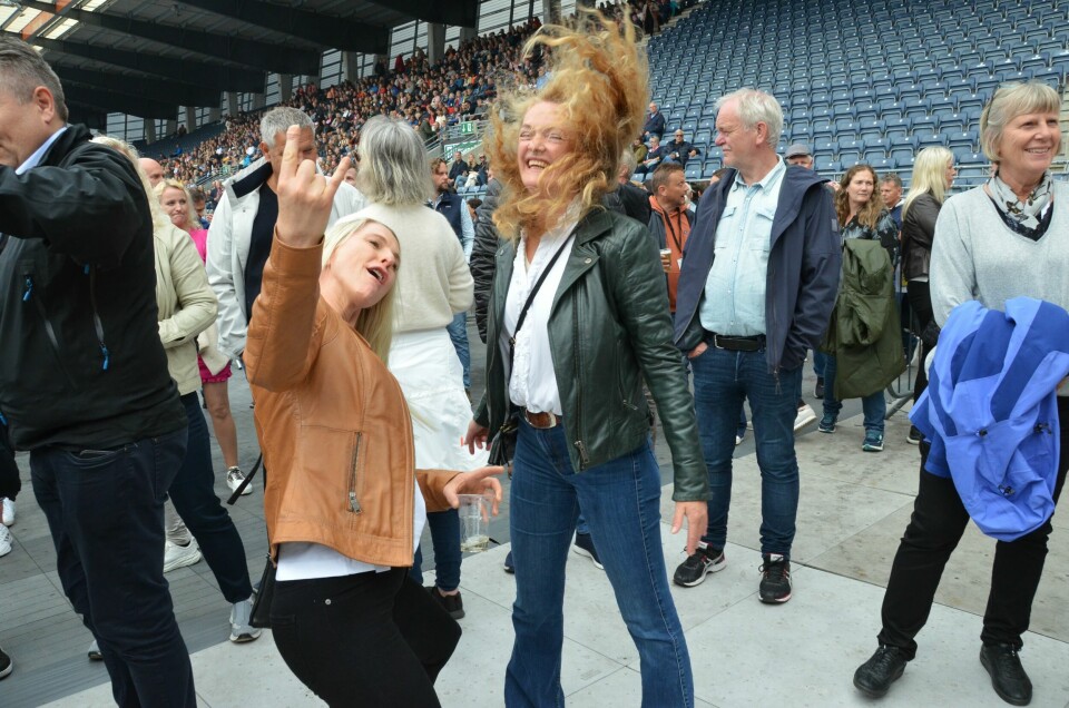 Hilde Seland og Anne Louise Rafoss slapp seg løs. Hilde Seland og Anne Louise Rafoss slapp seg løs.