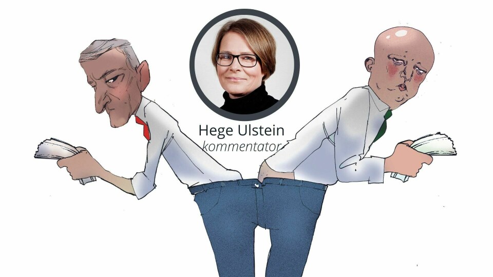 Ocean Space-saken er godt egnet til å illustrere noen av problemene til Team Støre, skriver Hege Ulstein. Ocean Space-saken er godt egnet til å illustrere noen av problemene til Team Støre, skriver Hege Ulstein.
