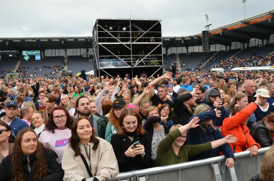 Det var allerede god stemning før Mods gikk på scenen. Det var allerede god stemning før Mods gikk på scenen.