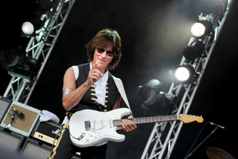 Jeff Beck spilte på Moldejazz i 2010. Jeff Beck spilte på Moldejazz i 2010. Foto: Vidar Ruud / NTB
