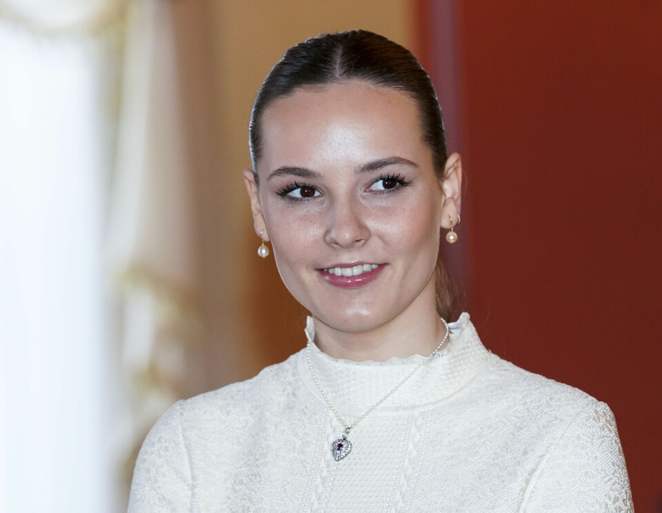 Oslo 20220121. Prinsesse Ingrid Alexandra fylte 18 år 21. januar, på grunn av pandemien ble regjeringens feiring utsatt til 16. juni Feiringen av prinsesse Ingrid Alexandras myndighetsdag på Deichman bibliotek i Bjørvika torsdag gjør at folkebiblioteket stenger for publikum. Foto: Lise Åserud / NTB