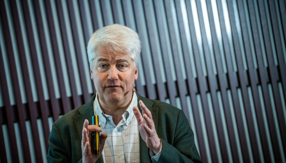 Sjeføkonom Øystein Dørum i NHO opplever økonomisk motvind fra alle kanter. Øystein Dørum er sjeføkonom i NHO. Foto: Ole Berg-Rusten / NTB
