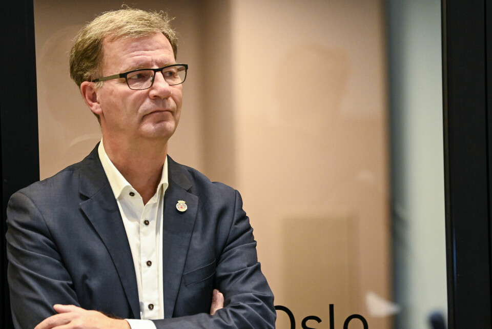Helsebyråd Robert Steen under en pressekonferanse i Oslo Rådhus om håndteringen av koronasituasjonen i Oslo. Helsebyråd Robert Steen (Ap) tror smittetallene i Oslo vil stige som følge av massetestingen i skolene. Foto: Annika Byrde / NTB