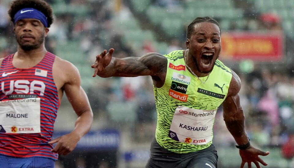Paralympics-vinner Salum Kashafali var raskeste parautøver under Bislett Games med 10,57. Paralympics-vinner Salum Kashafali var raskeste parautøver under Bislett Games med 10,57. Foto: Stian Lysberg Solum / NTB