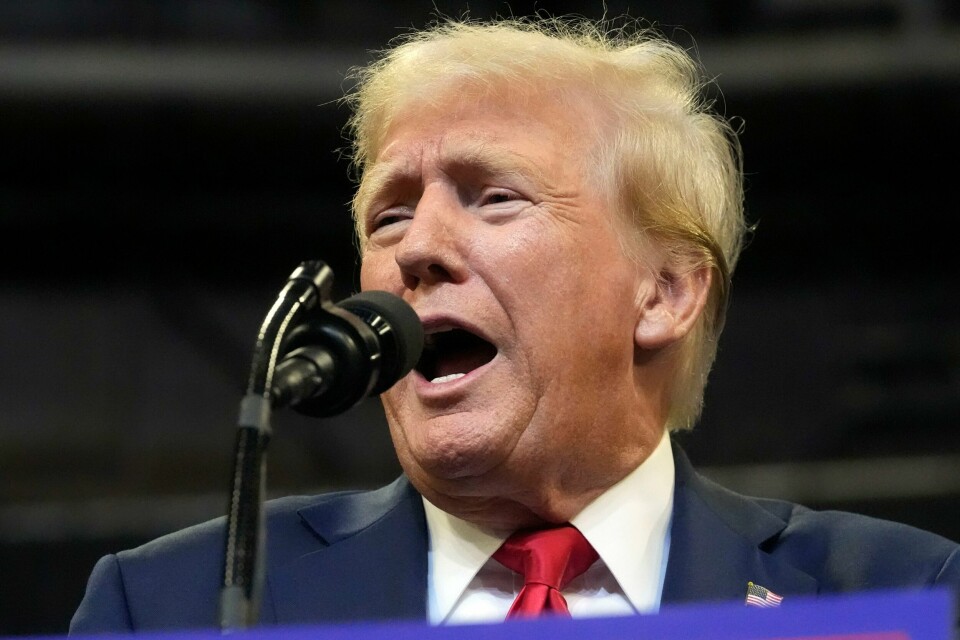 Donald Trumps valgkampapparat sier de er blitt hacket av Iran. Donald Trumps valgkampapparat sier de er blitt hacket av Iran. Foto: Rick Bowmer / AP / NTB