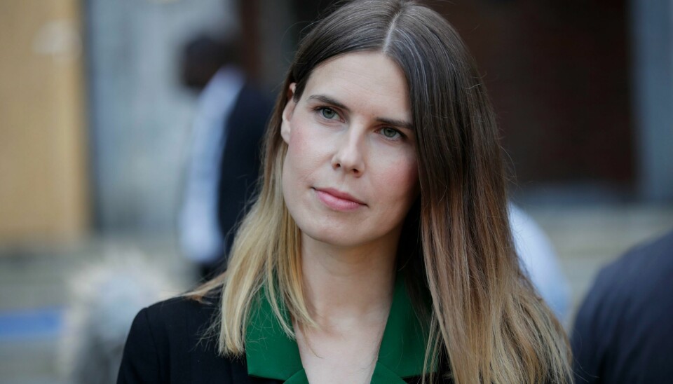 Sirin Stav (MDG) var miljø- og samferdselbyråd under Raymond Johansen. Under hennes ledelse har MDG åpnet for å bli en del av det borgerlige byrådet, og holder døra på gløtt for å redde budsjettet for 2024 etter at forhandlingene mellom byrådet og Frp brøt sammen. Miljøbyråd i Oslo Sirin Stav (MDG) seier at Oslo kommune droppar offentleg fyrverkeri mellom anna av omsyn til dyra. Foto: Terje Pedersen / NTB / NPK