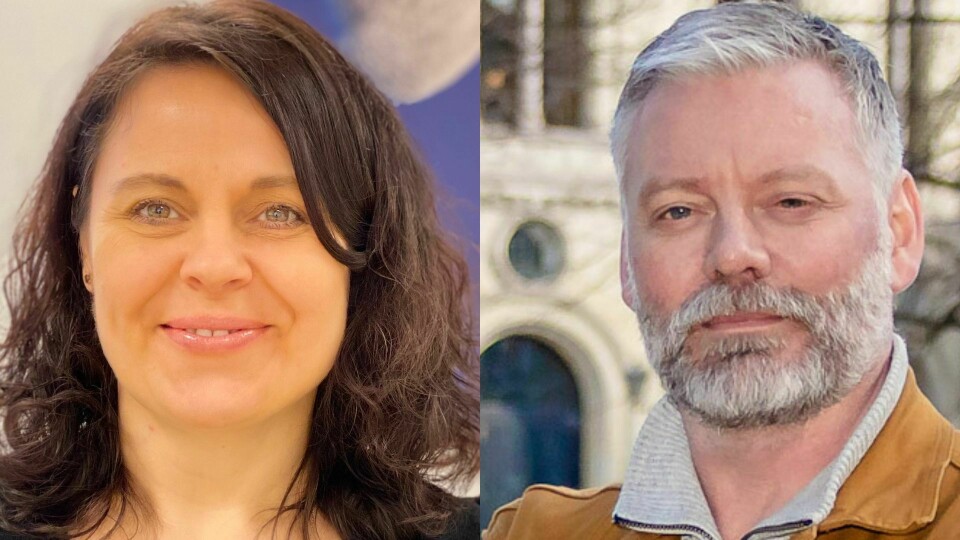 Iuliana P. Pedersen og Morten Wedege i Naturviterne. Iuliana P. Pedersen og Morten Wedege i Naturviterne.