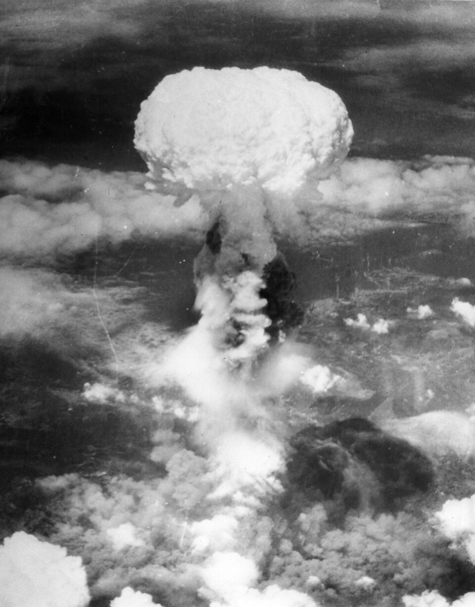 Det er 77 år siden USA slapp atombombene over Nagasaki og Hiroshima. Bildet er fra 9. august 1945 over Nagasaki. Mer enn 74.000 ble drept under angrepet, og over 140.000 ble drept under angrepet på Hiroshima. Det er 77 år siden USA slapp atombombene over Nagasaki og Hiroshima. Bildet er fra 9. august 1945 over Nagasaki. Mer enn 74.000 ble drept under angrepet, og over 140.000 ble drept under angrepet på Hiroshima.