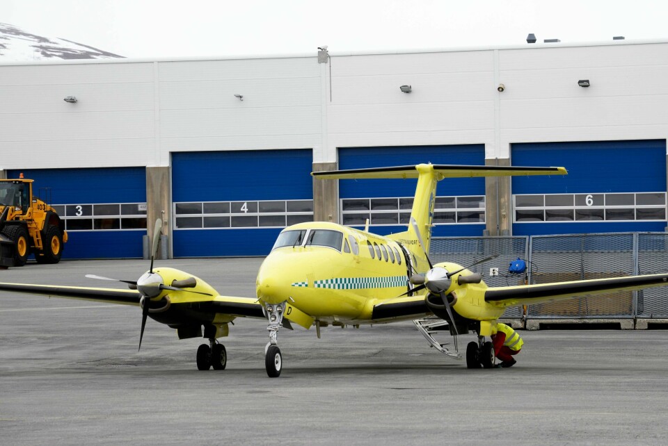 Illustrasjonsbilde. Luftambulansefly fra Lufttransport på Tromsø Lufthavn. Tromsø 20180507.Luftambulansefly fra Lufttransport på Tromsø Lufthavn.Foto: Rune Stoltz Bertinussen / NTB scanpix
