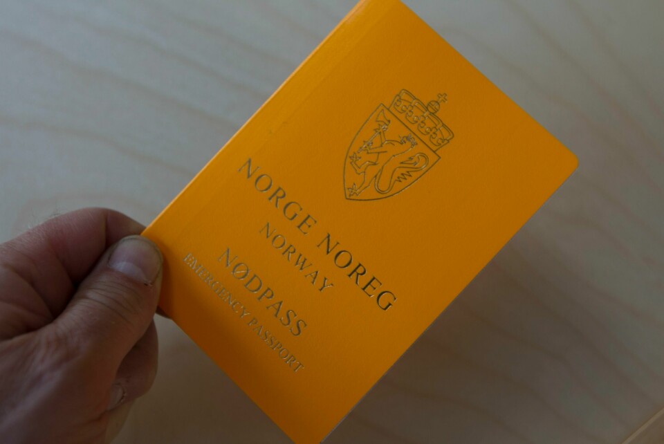Politiet utvider kapasiteten for å møte de endrede kriteriene for utstedelse av nødpass. Politiet utvider kapasiteten for å møte de endrede kriteriene for utstedelse av nødpass. Foto: Terje Bendiksby / NTB
