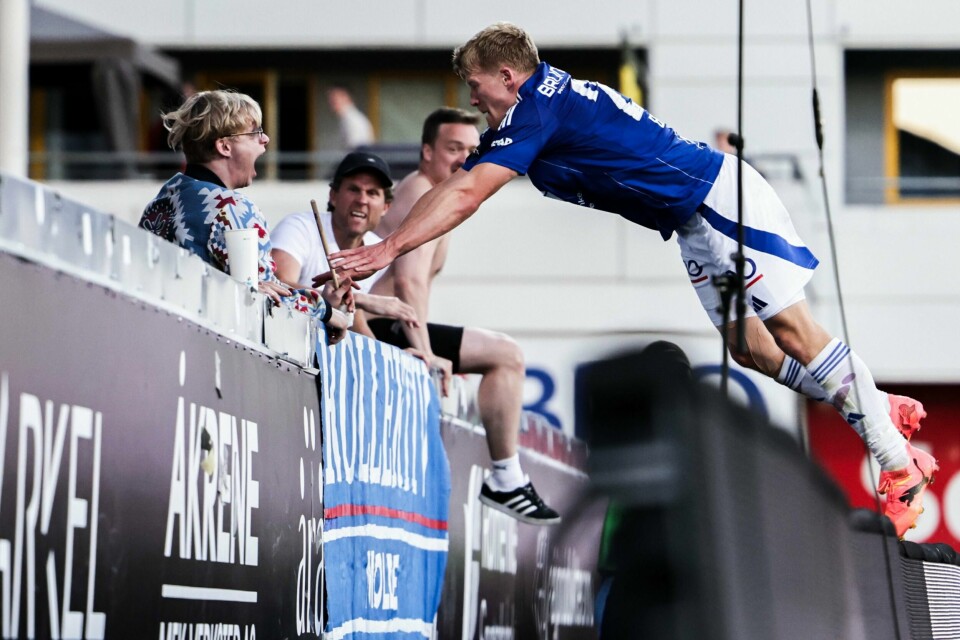 Kristian Eriksen ble matchvinner mot Lillestrøm Kristian Eriksen ble matchvinner mot Lillestrøm.Foto: Thomas Andersen / NTB